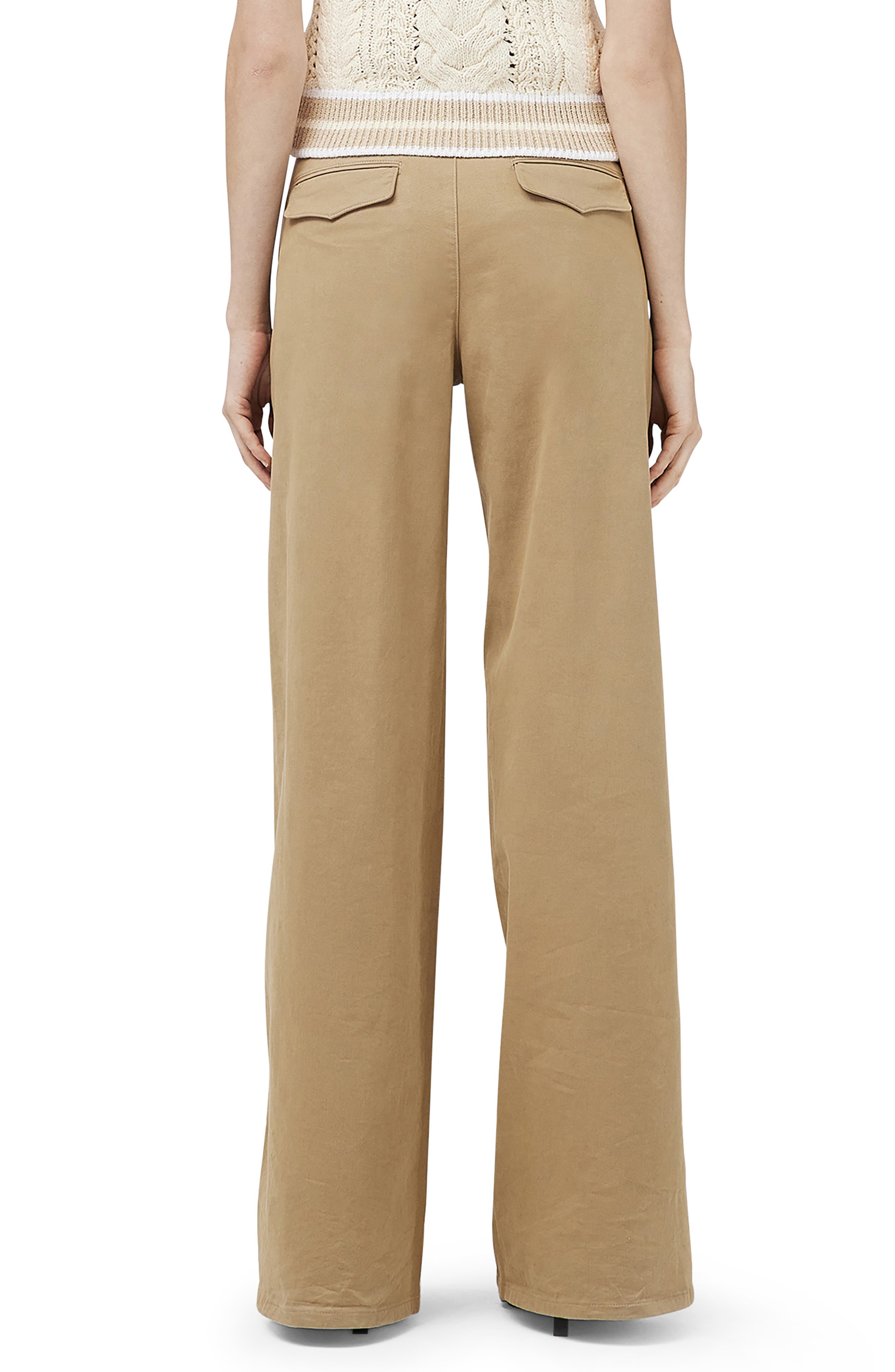 Sofie High Waist Wide Leg Chino Pants - image 2