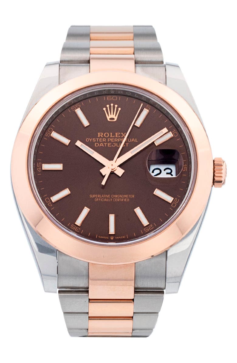 Watchfinder & Co. Rolex Preowned 2023 Two-Tone Datejust Bracelet Watch, 41mm, Main, color,