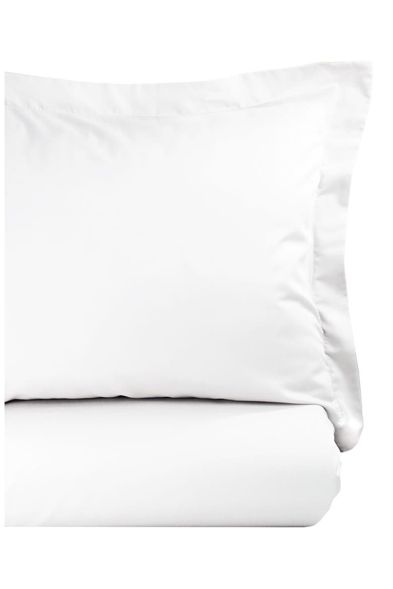 500 Thread Count Egyptian Cotton Duvet Set, Main, color, WHITE