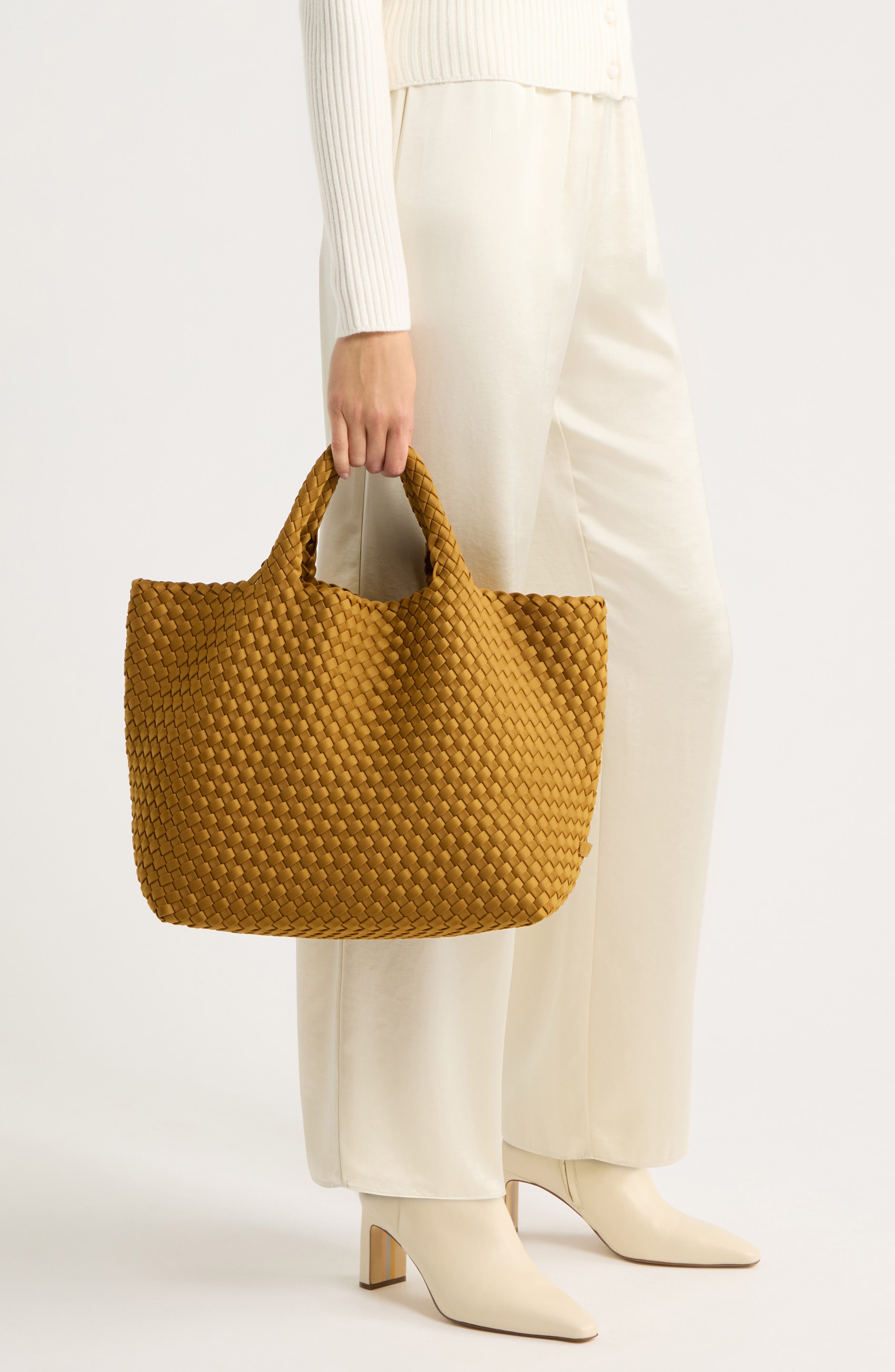 St. Barths Medium Tote (Nordstrom Exclusive), Alternate, color, TURMERIC