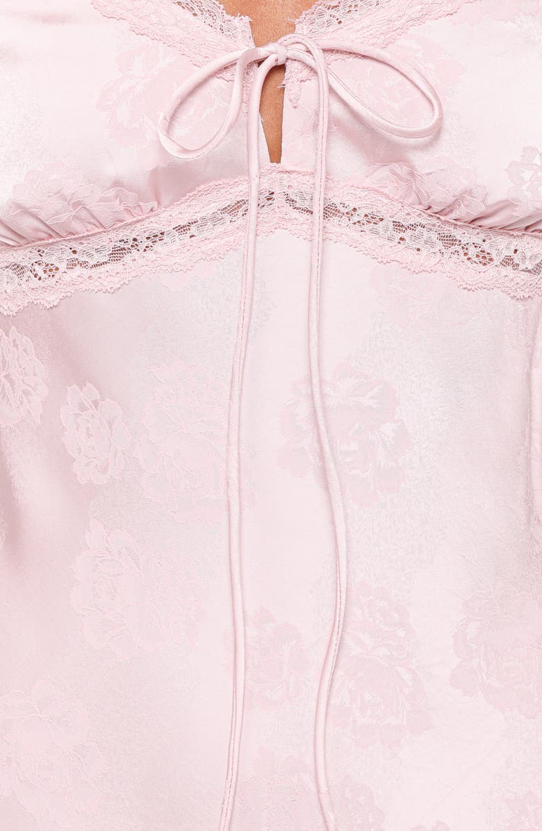 Petal & Pup Melita Lace Sleeveless Maxi Dress, Alternate, color, Pink