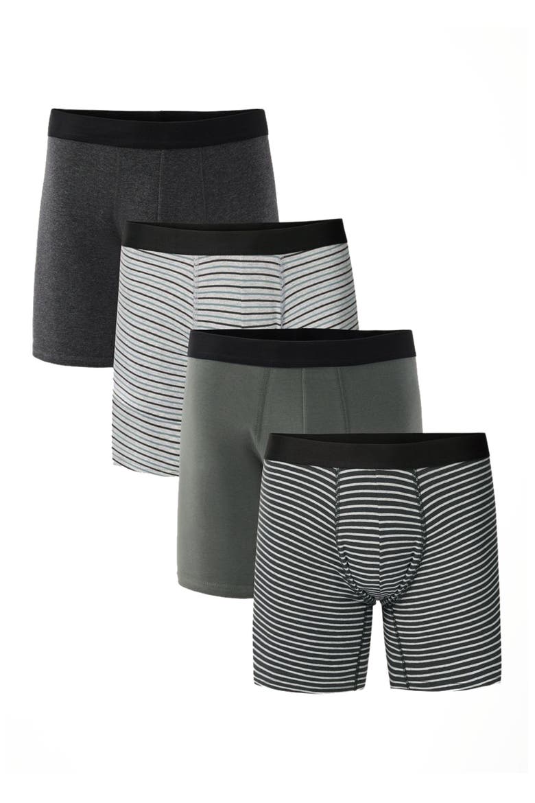 Everyday Extended Boxer Brief 4-Pack, Main, color, Midnight Harbor