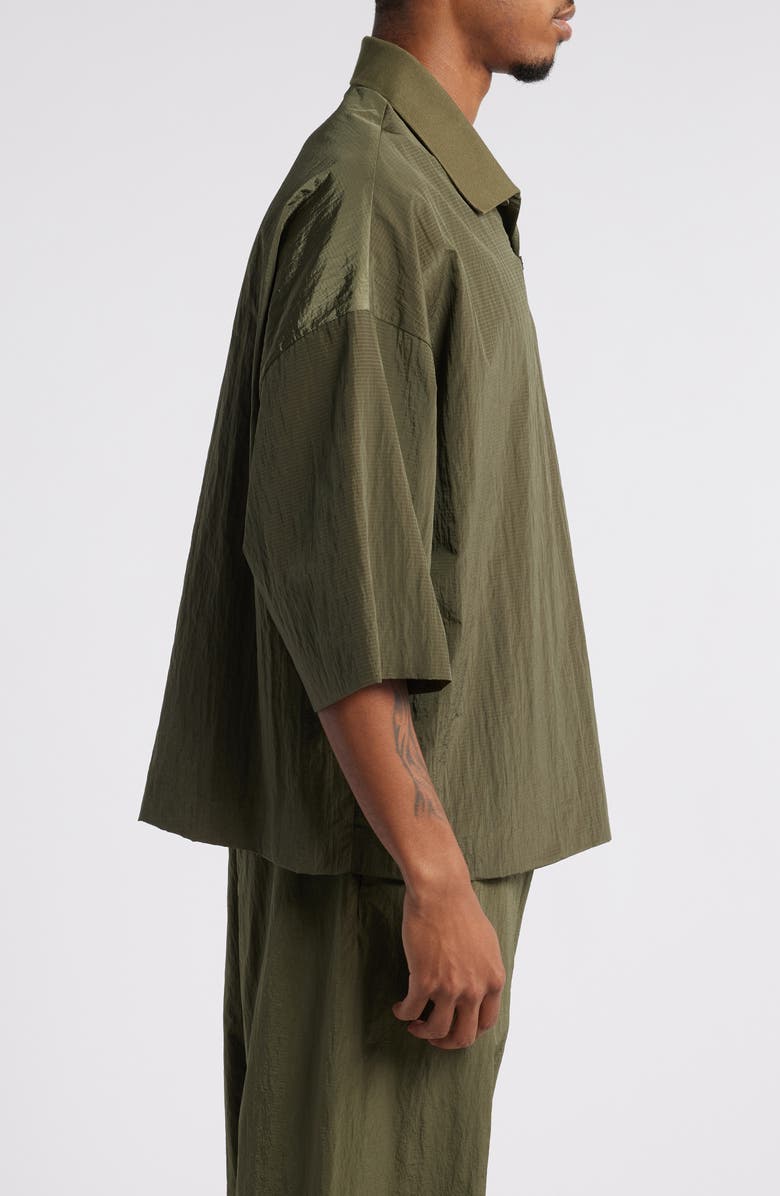 Fear of God Essentials Gender Inclusive Ripstop Nylon Polo, Alternate, color, 