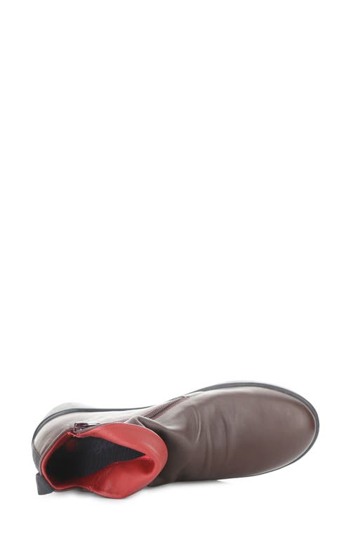 Softinos By Fly London Rara Wedge Bootie In Burgundy