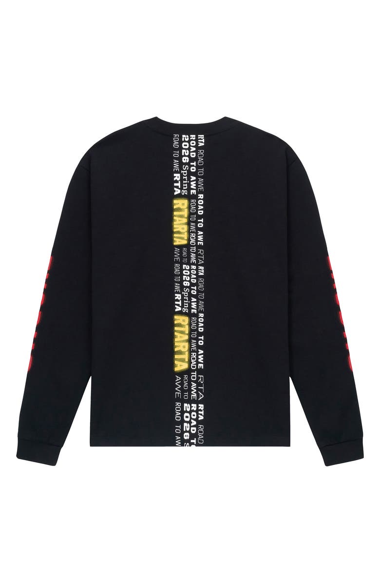 RtA Lawrence Exodus Long Sleeve Graphic T-Shirt, Alternate, color, 