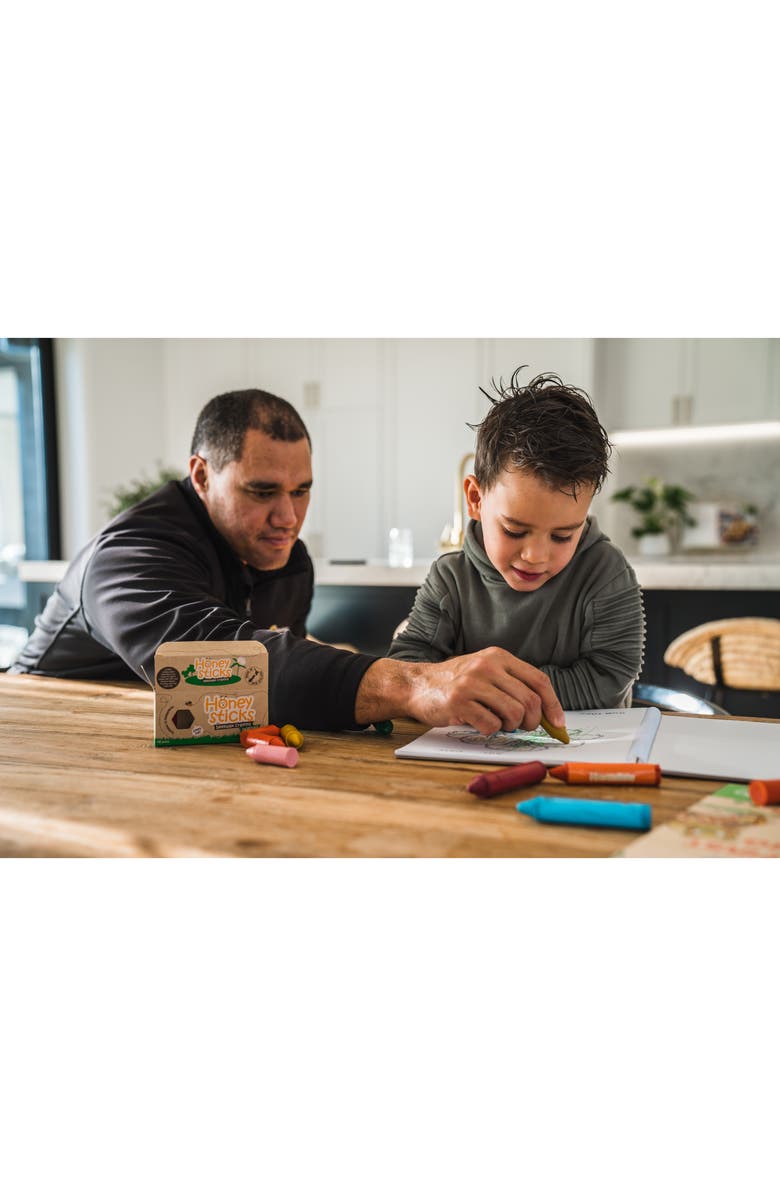 HONEYSTICKS From Land to Sea Coloring Set, Alternate, color,