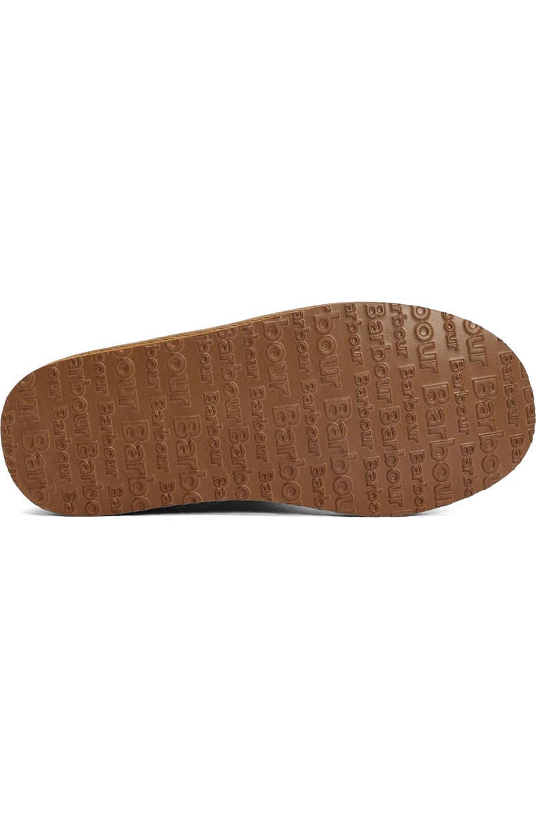 Barbour Eloise Faux Fur Lined Scuff Slipper, Alternate, color, Hessian Tartan