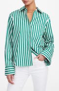 Madewell Poplin Easy Y-Neck Button-Up Shirt