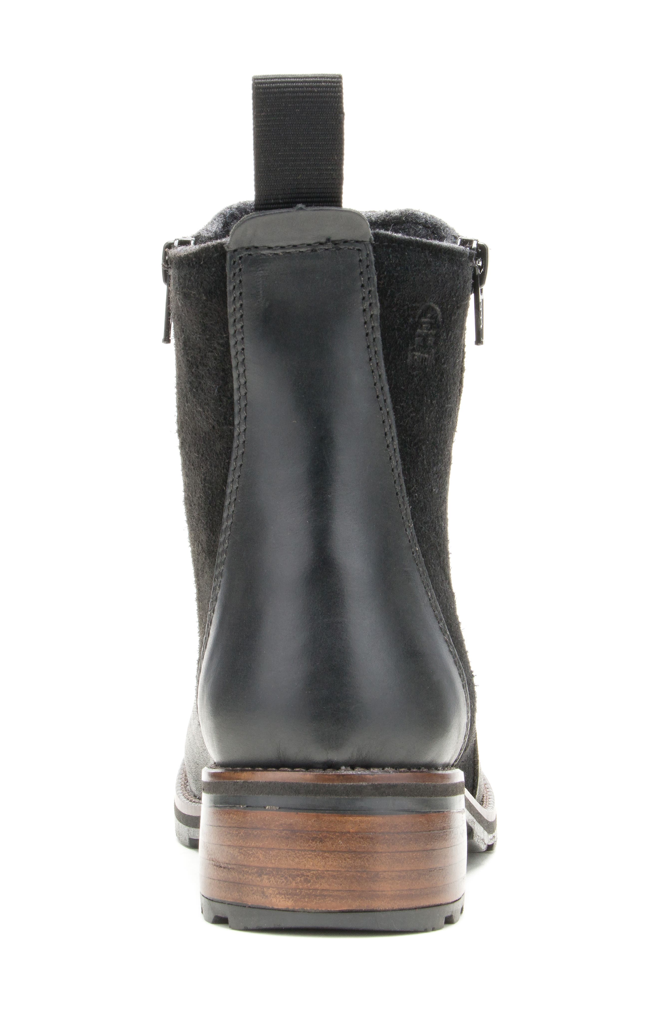 Kamik Isabellalo Waterproof Ankle Boot, Alternate, color, Black