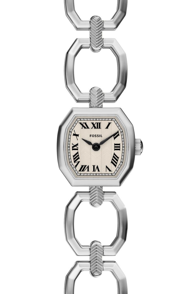 Fossil Harlow Mini Chain Link Bracelet Watch, 20mm, Main, color, 