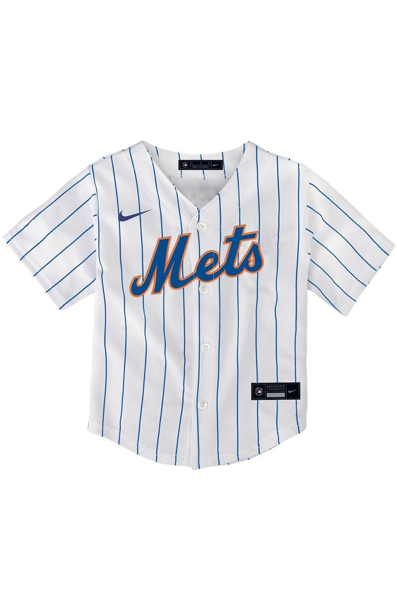 Nike Toddler Nike Pete Alonso White New York Mets Home Replica Player Jersey, Alternate, color, 