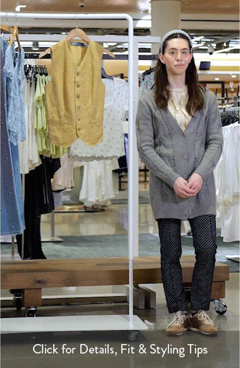 Délavé Linen & Cotton Vest, sales video thumbnail