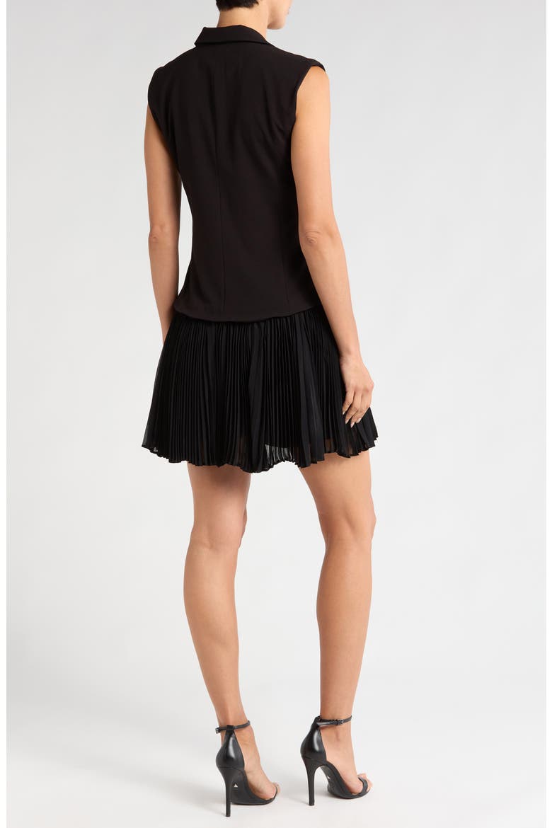 Pleat Vest Romper, Alternate, color, RICH BLACK