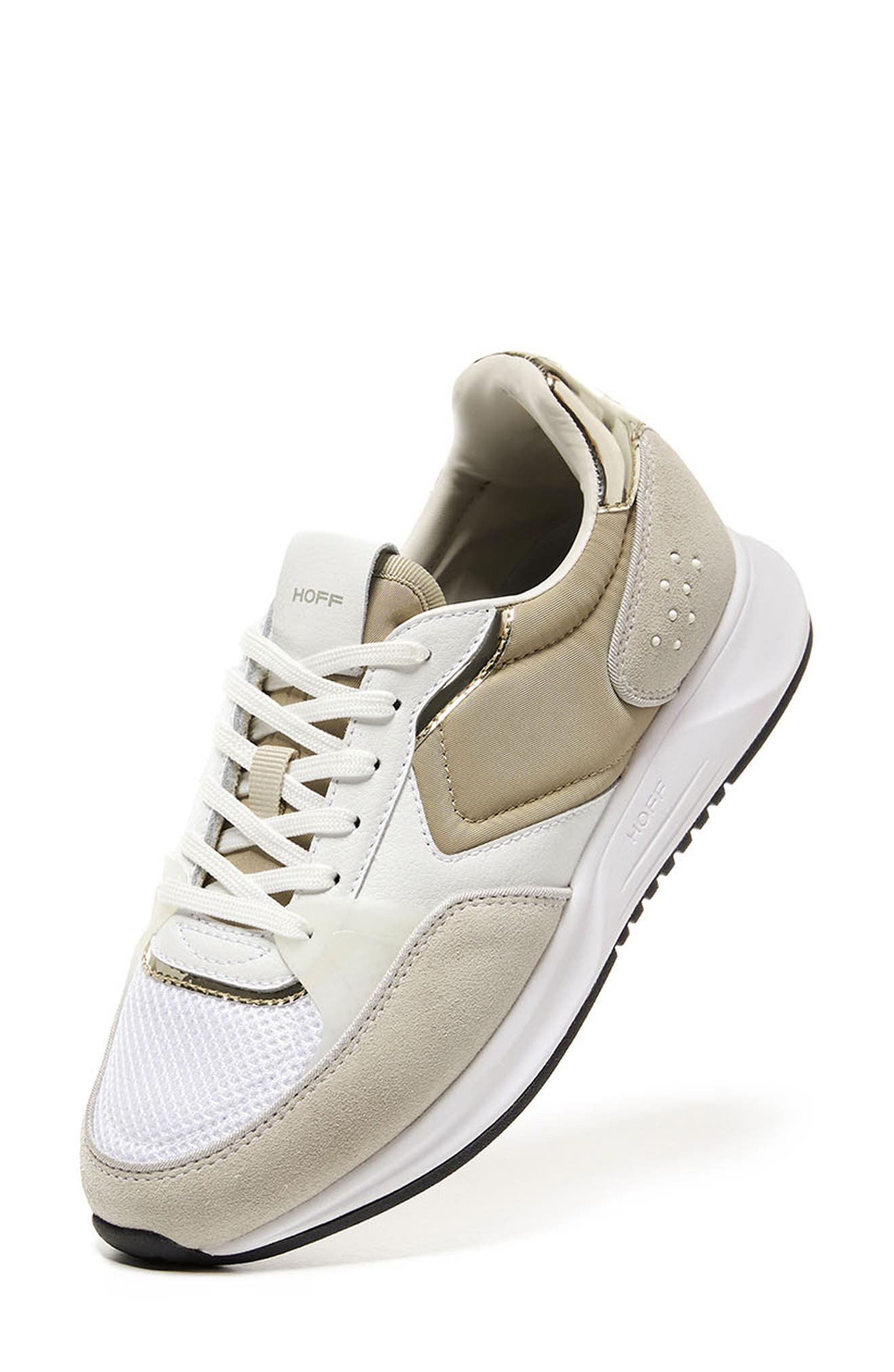 HOFF District Chelsea Water Repellent Sneaker, Alternate, color, White Beige White