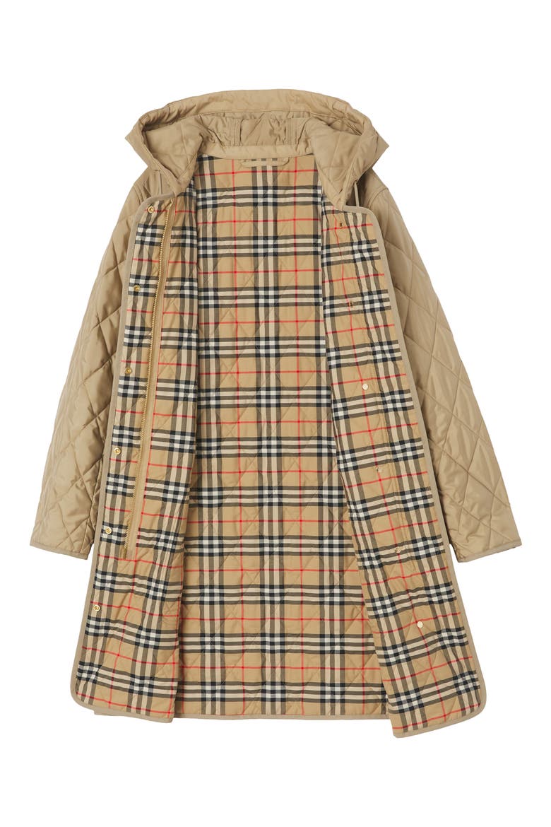 Roxby Thermoregulated Quilted Coat, Alternate, color, ARCHIVE BEIGE