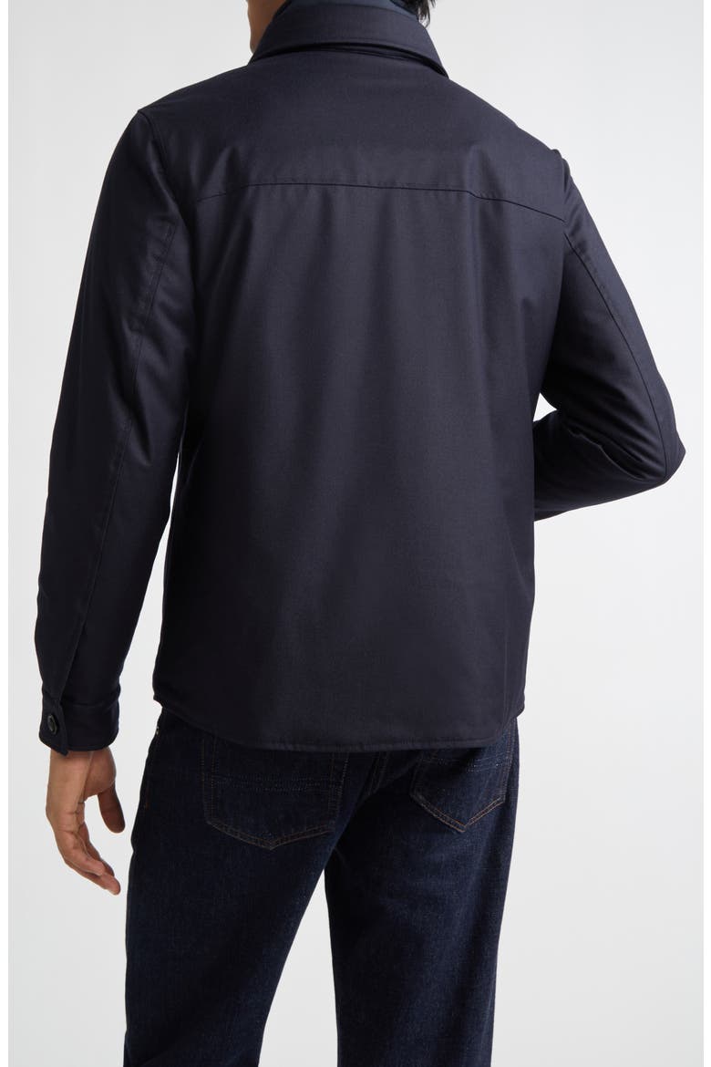 Duino Waterproof Virgin Wool & Cashmere Jacket, Alternate, color, BLUE