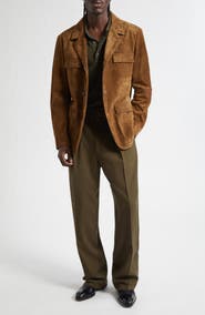 TOM FORD Pleated Wool, Cashmere & Silk Pants