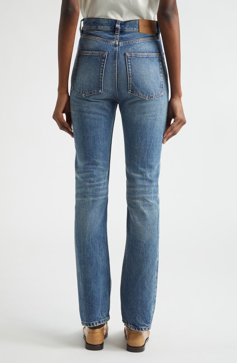 Saint Laurent '90s High Waist Slim Fit Jeans, Alternate, color, 50S Blue