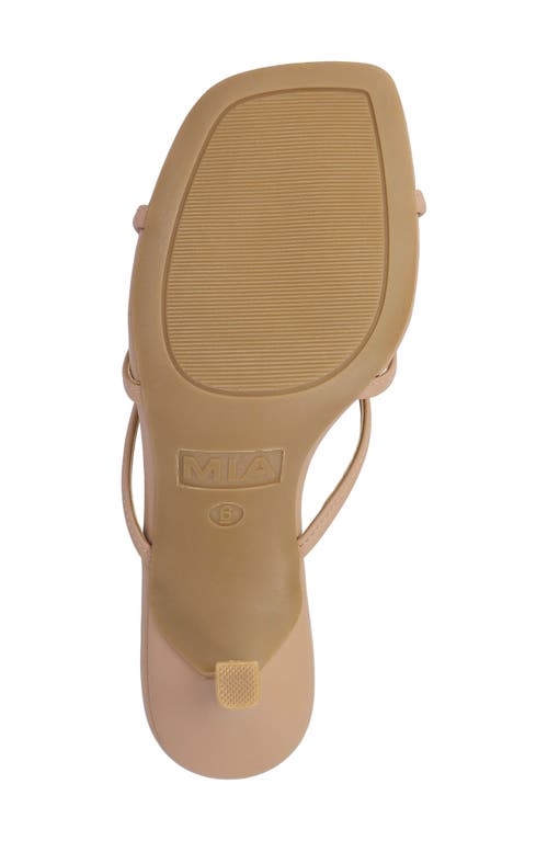 Mia Sybel Strappy Sandal In Nude
