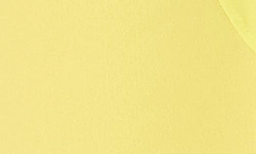 Vince Camuto Solid Sleeveless Ruffled Top In Limoncello