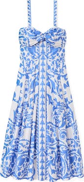 Cartolina Ingrid Printed Midi Dress