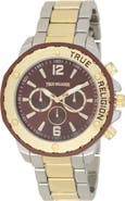True Religion Chronograph Bracelet Watch, 43mm