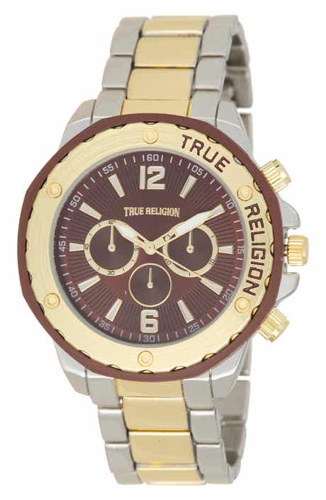 True Religion Chronograph Bracelet Watch, 43mm
