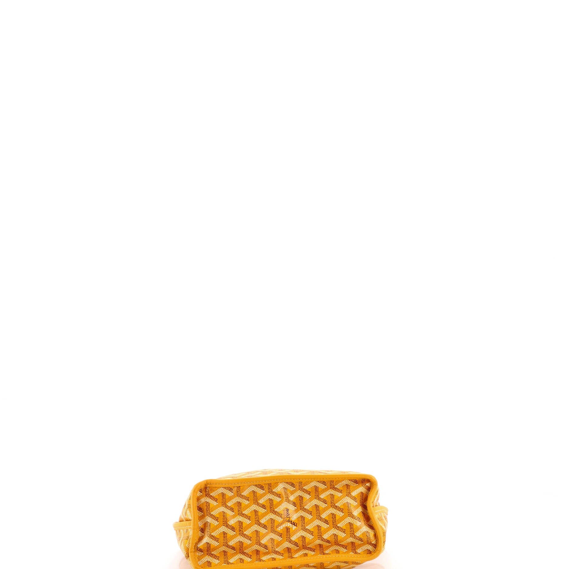 Pre-Owned Goyard Anjou Reversible Tote Printed Coated Canvas Mini, Alternate, color, Orange