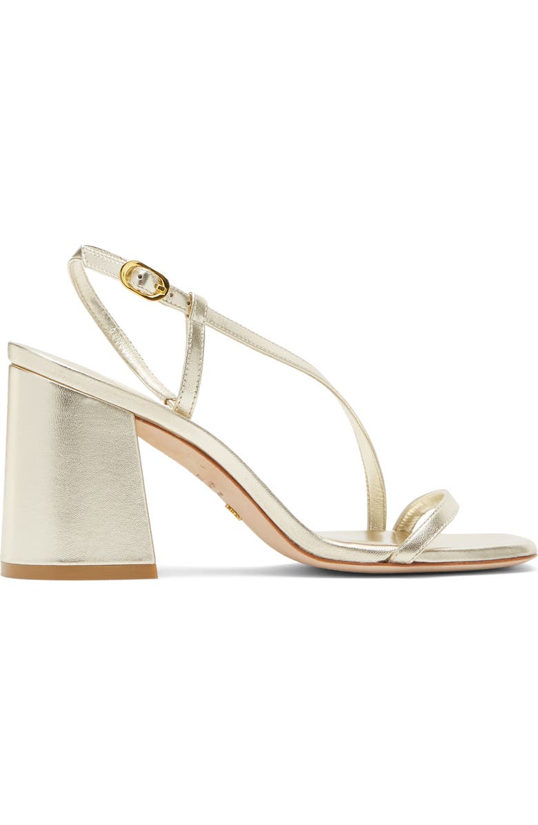 Stuart Weitzman Soiree 85 Block Sandal, Alternate, color,