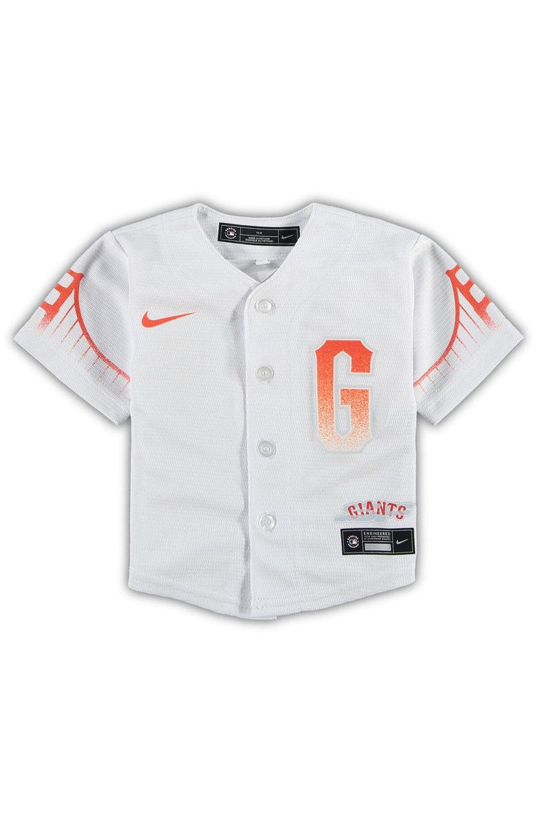 Nike Infant Nike White San Francisco Giants 2021 City Connect Replica Jersey, Alternate, color, 