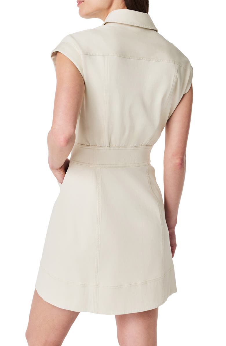 SPANX<sup>®</sup> Button Front Stretch Twill Utility Dress, Alternate, color,