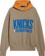 Fear of God Essentials x NBA New York Knicks Sports Fit Cotton Blend Hoodie