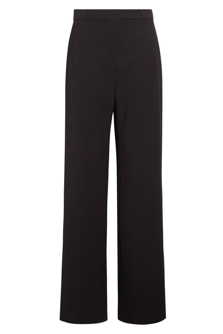 Verbena Virgin Wool Trousers, Alternate, color, BLACK