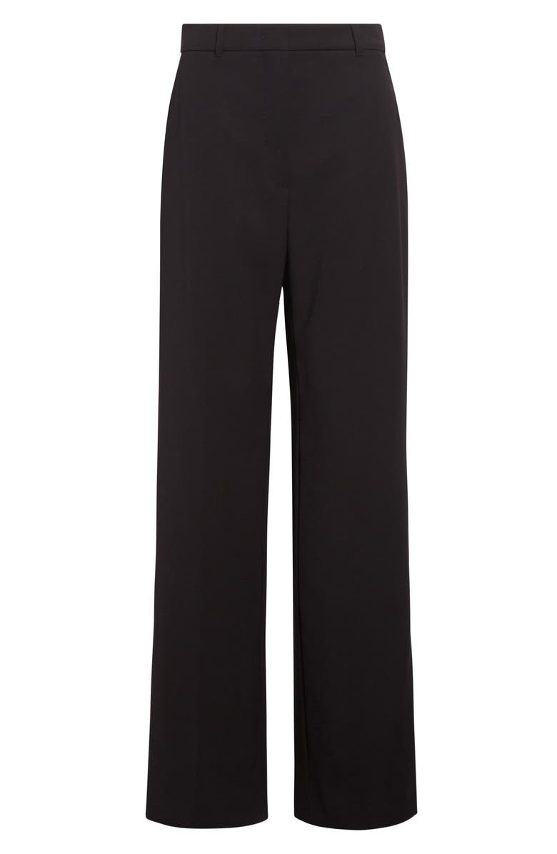 Max Mara Studio Verbena Virgin Wool Trousers, Alternate, color, Black