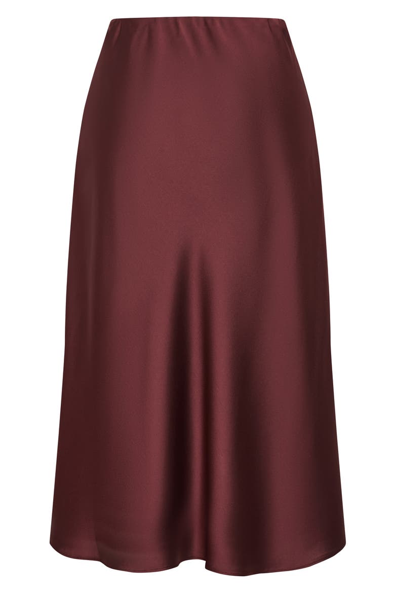 Miranda Midi Skirt, Alternate, color, CHOCOLATE CHERRY