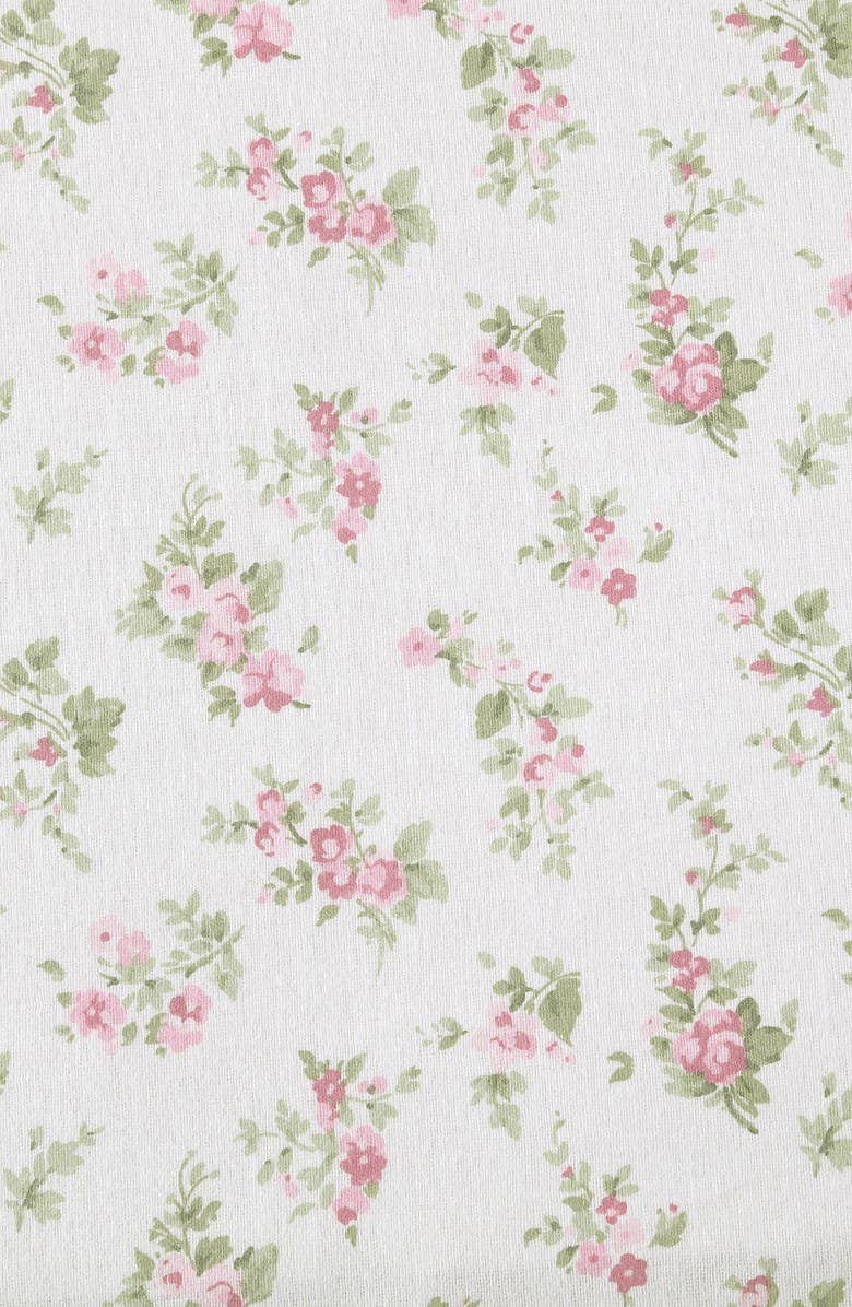 Laura Ashley Aubrey Cotton Flannel King Sheet Set, Alternate, color, Pink