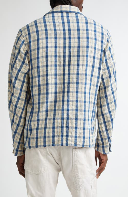 Double Rl Indio Plaid Twill Shirt Jacket
