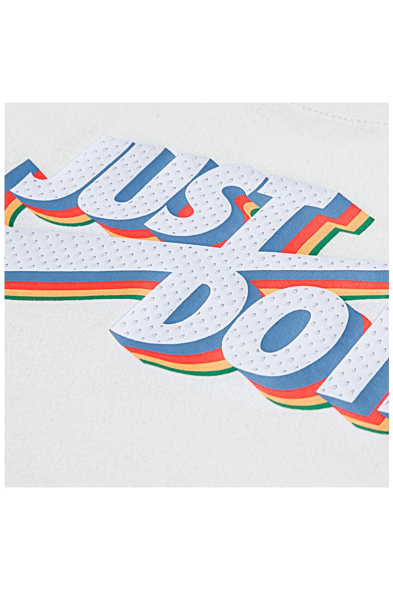 Kids' Just Do It Graphic T-Shirt, Alternate, color, WHITE