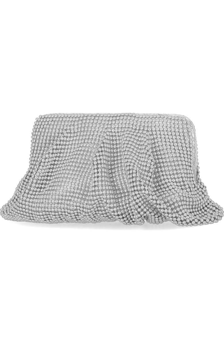 Jessica McClintock Lorana Clutch, Alternate, color, Silver