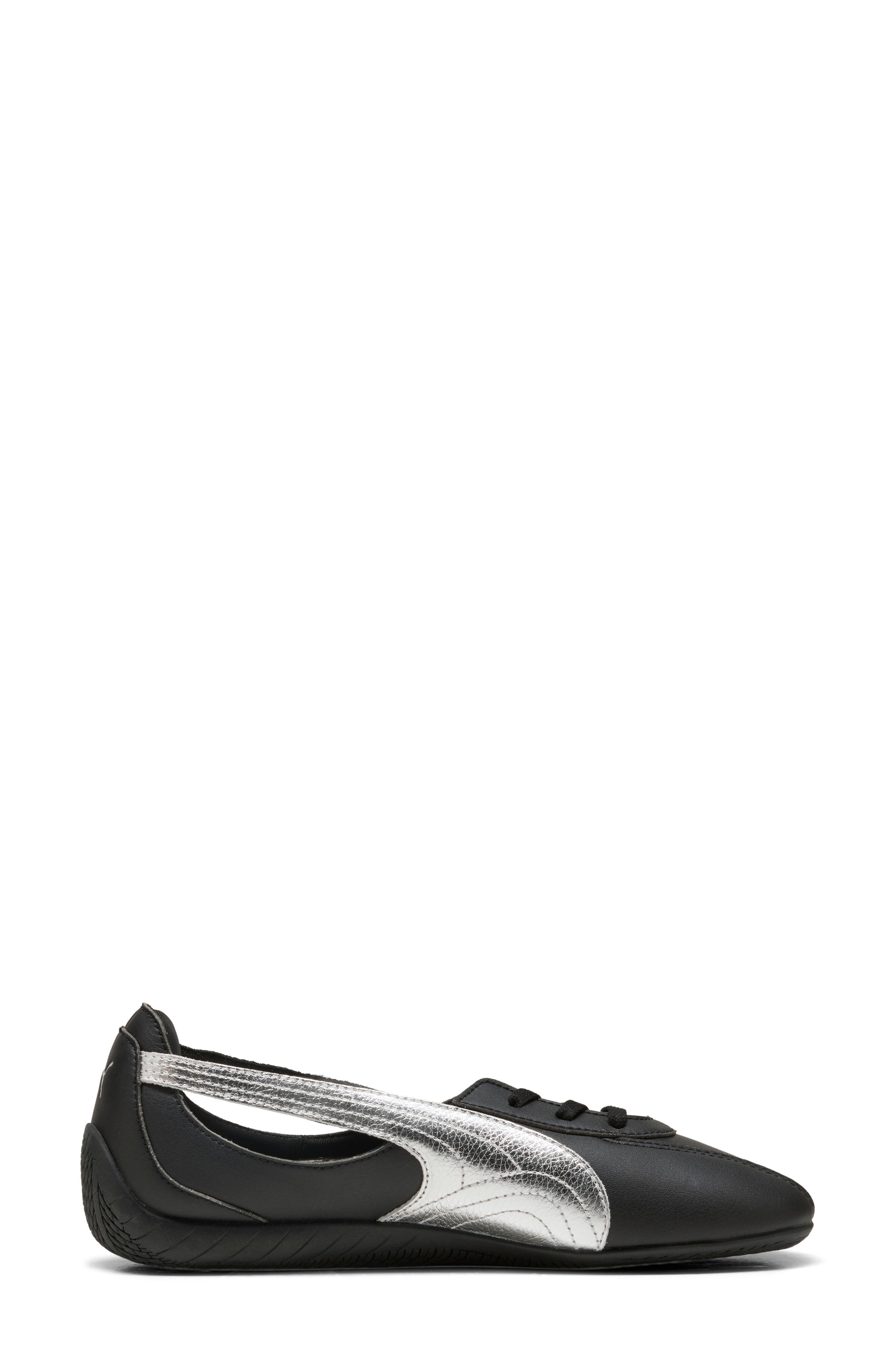 Speedcat Ballet Nova Metallic Sneaker, Main, color, PUMA BLACK/ PUMA SILVER