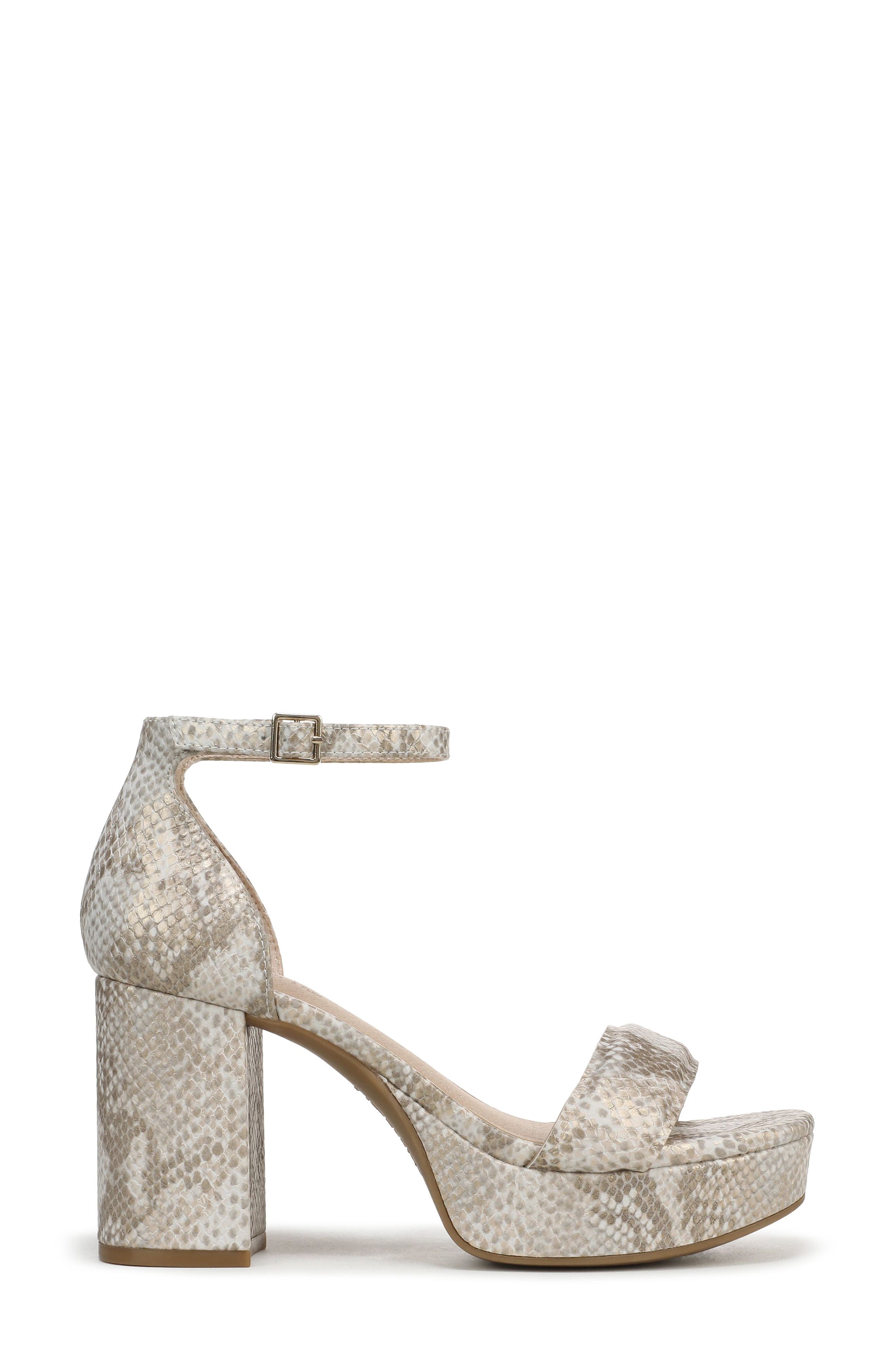 Ashland Ankle Strap Platform Sandal, Alternate, color, BONE MULTI