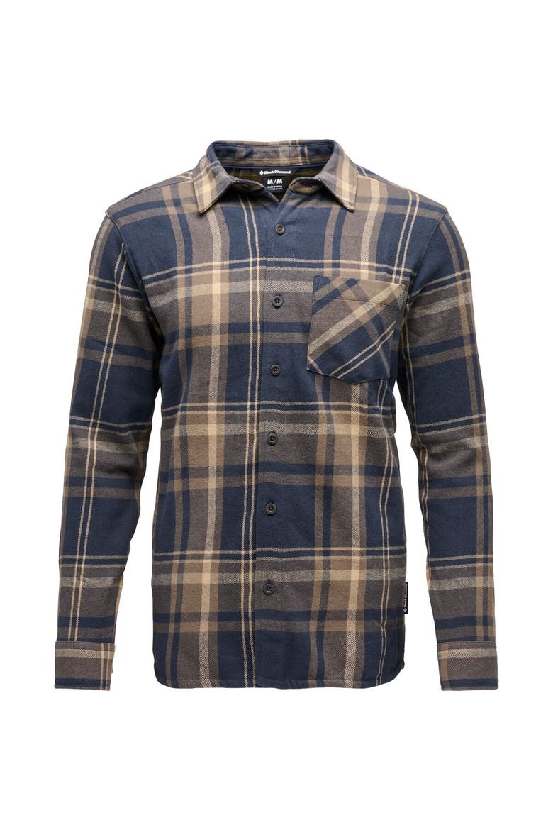 Project Flannel - Men's, Alternate, color, Charcoal/Walnut Plaid