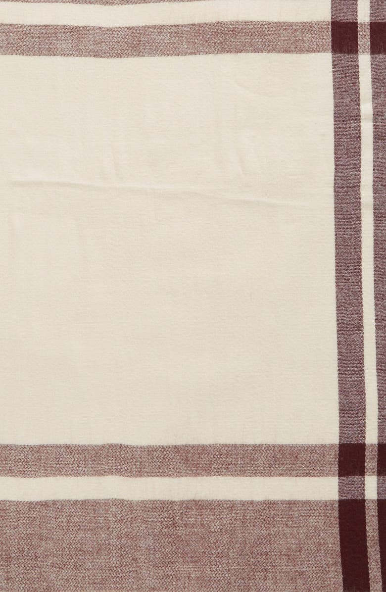 BP. Fringe Trim Plaid Oblong Scarf, Alternate, color, 