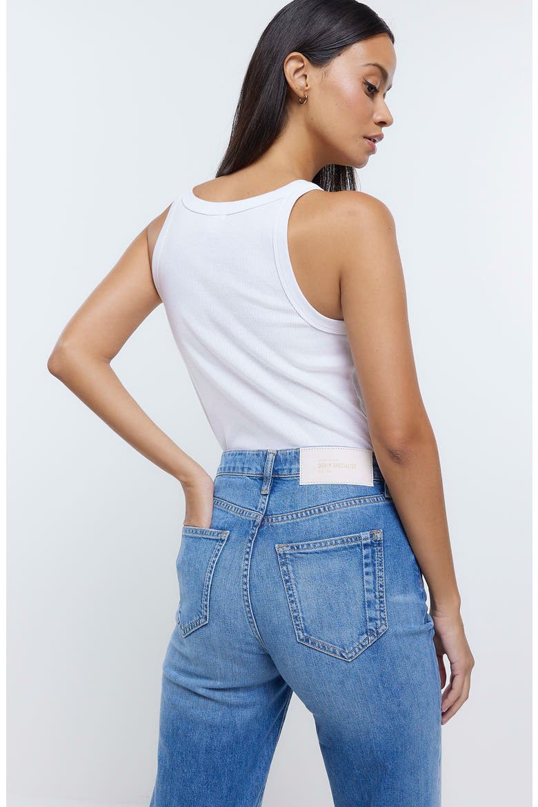 Jamille High Waist Wide Leg Jeans, Alternate, color, BLUE