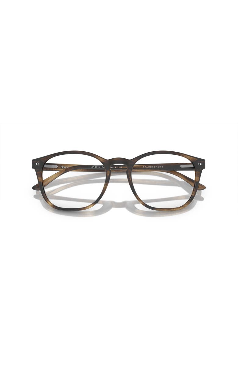 Giorgio Armani 50mm Phantos optical glasses, Alternate, color, Brown