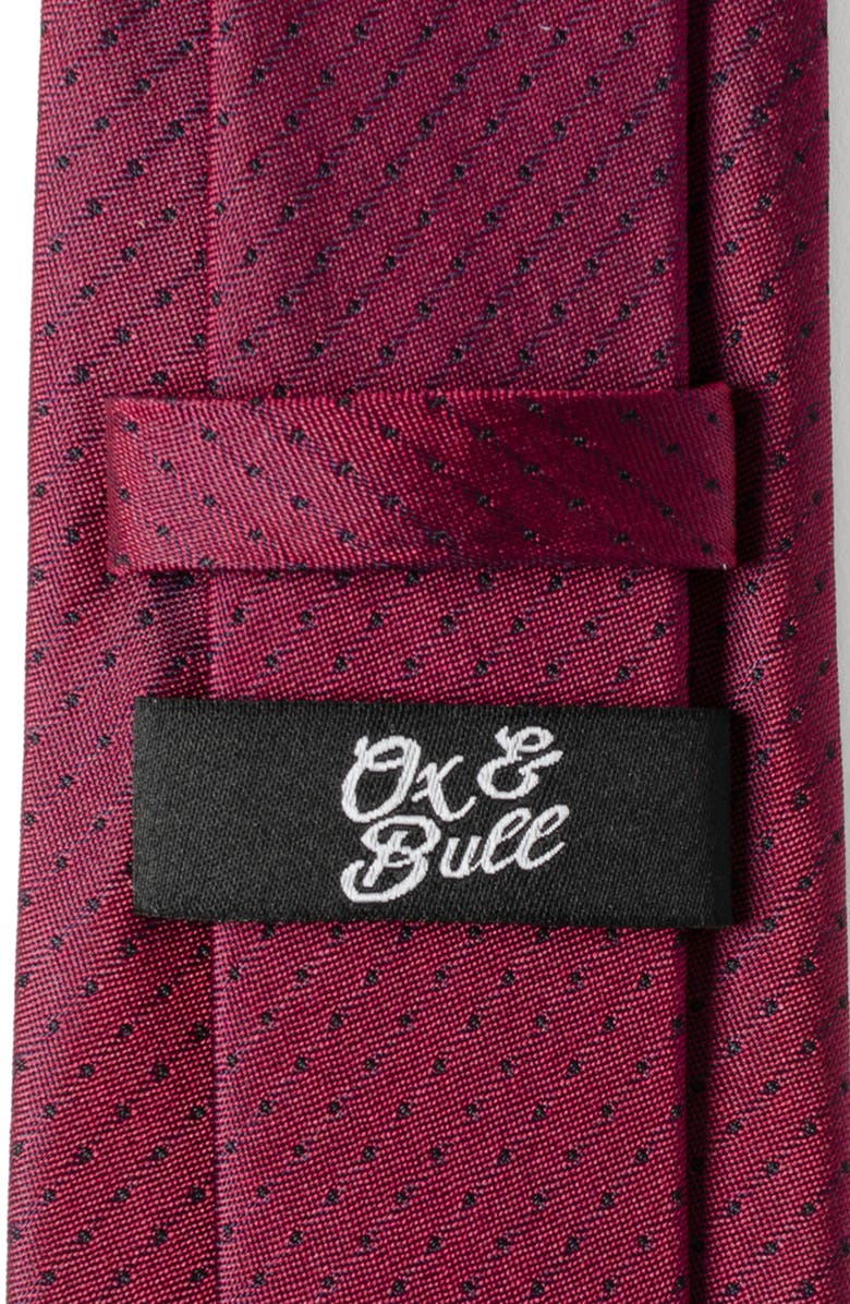 Cufflinks, Inc. Neat Pin Dot Silk Tie, Alternate, color, Red