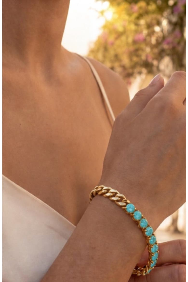 It Girl Bracelet Turquoise, Alternate, color, Turquoise