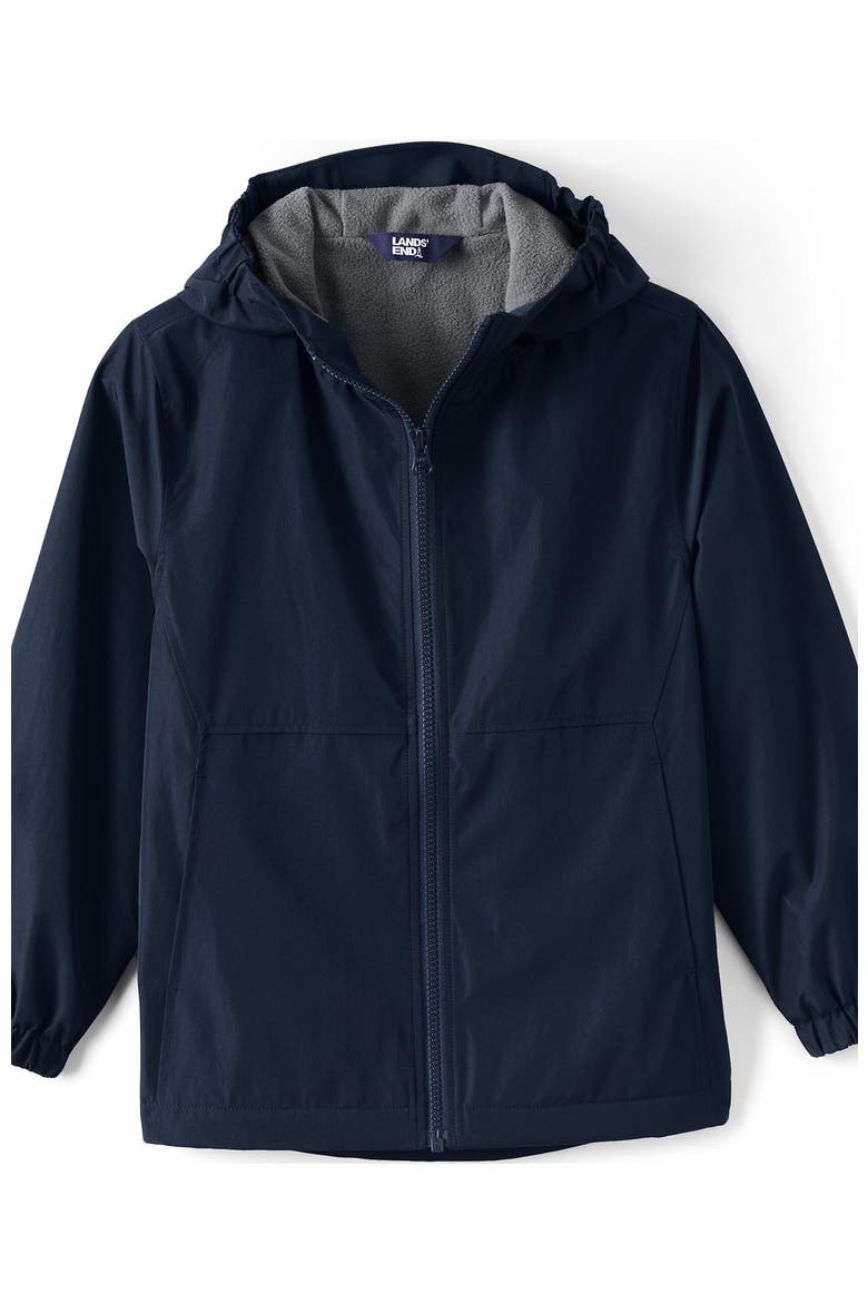 School Uniform Kids Rain Jacket, Alternate, color, Classic Navy