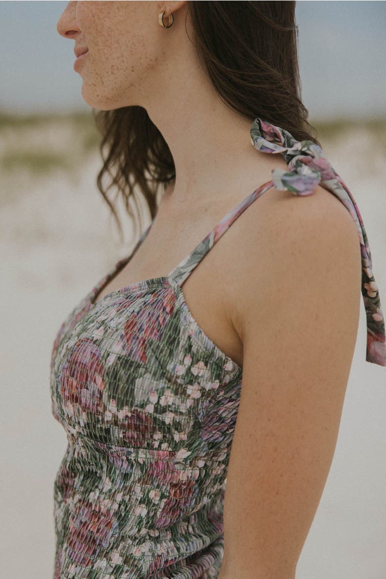 Lotus One Piece Swimsuit, Alternate, color, Floral