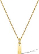 Vincero Men's Initial Pendant Necklace